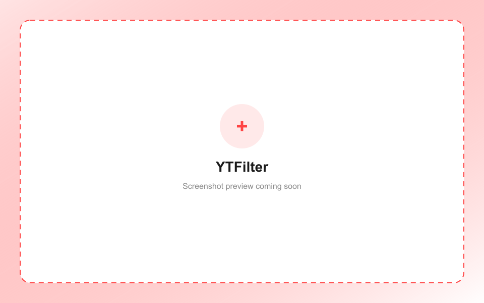 YTFilter in action